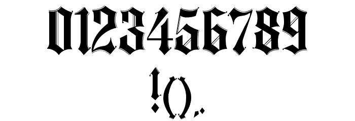 Ethelvina_Medium Font OTHER CHARS