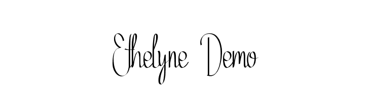 Ethelyne Demo  لخطوط تنزيل