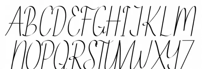 Ethelyne Italic Шрифта ВЕРХНИЙ