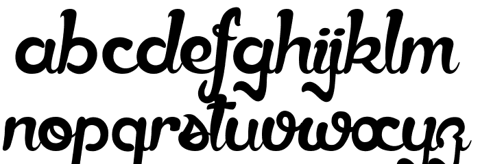 Ether Cute Poison Font LOWERCASE