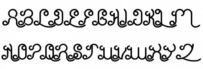 Ethereal Sky Bold Font UPPERCASE