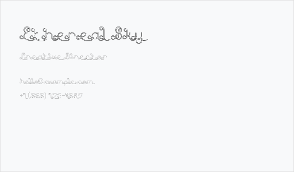 Ethereal Sky Business Card