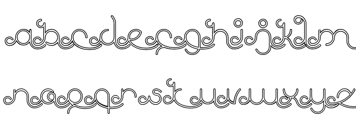 Ethereal Sky Font LOWERCASE