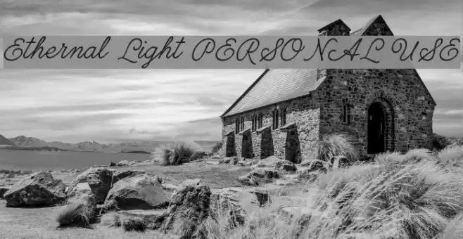 Ethernal Light PERSONAL USE フォント examples