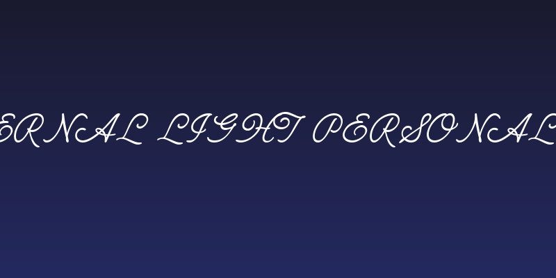 Ethernal Light PERSONAL USE Social Header