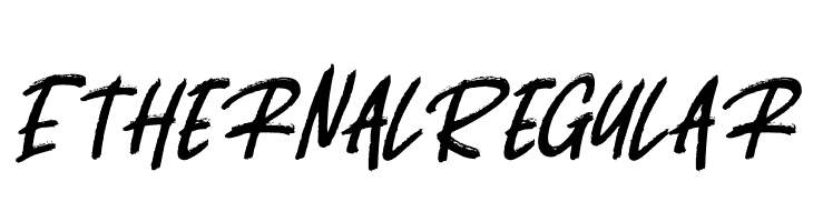 Ethernal Regular  les polices de caractères gratuit tlcharger