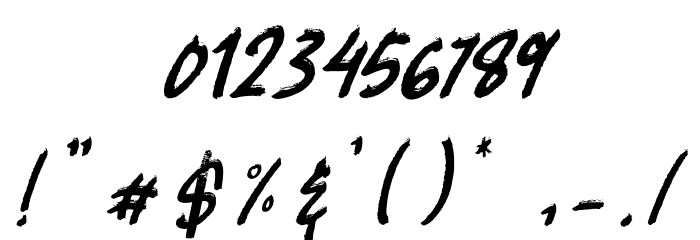 Ethernal Regular Font OTHER CHARS