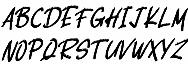 Ethernal Regular Font Litere mari