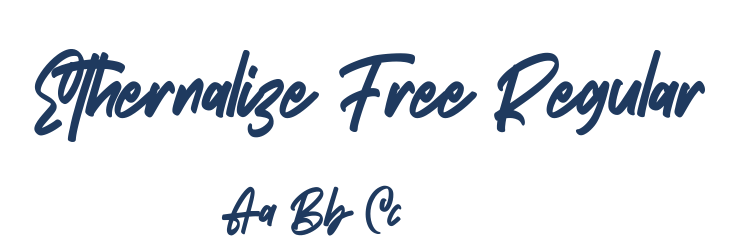 Ethernalize Free Regular Font Preview