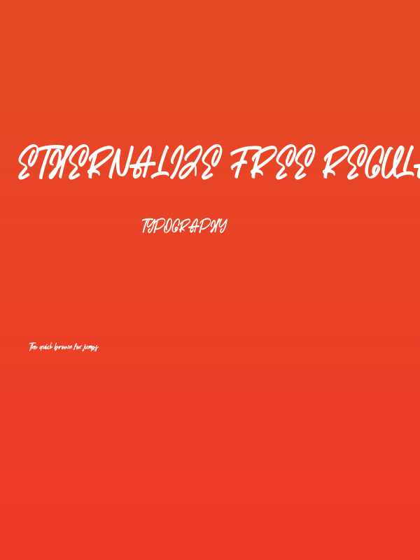 Ethernalize Free Regular Poster