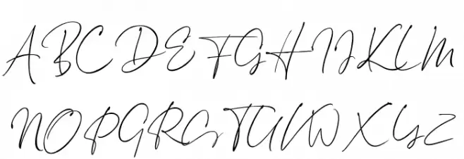 Ethikopia Signature Fonte MAIÚSCULAS