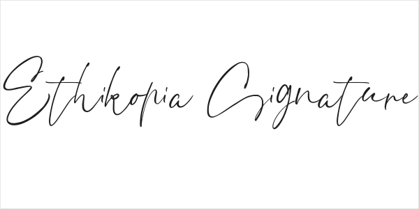 Ethikopia Signature Logo