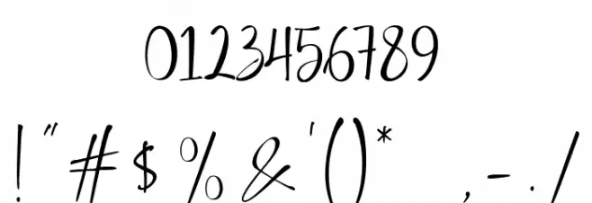 Ethiopia Demo Font OTHER CHARS