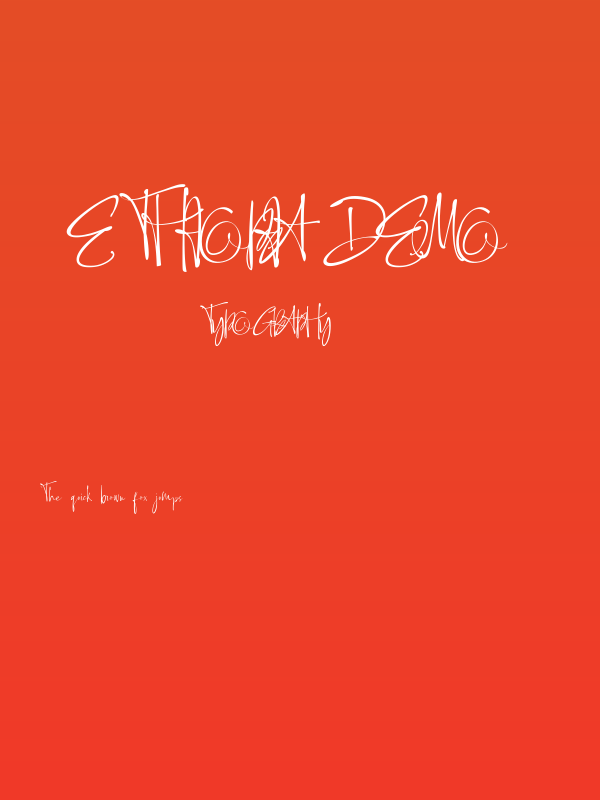 Ethiopia Demo Poster