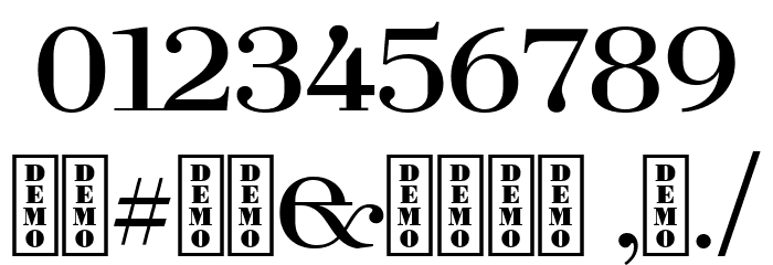 Ethlinn DEMO Font OTHER CHARS