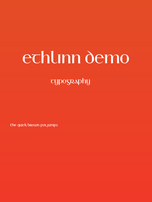 Ethlinn DEMO Poster