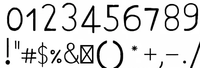 Ethnic ABC Font OTHER CHARS