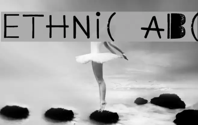 Ethnic ABC Font examples
