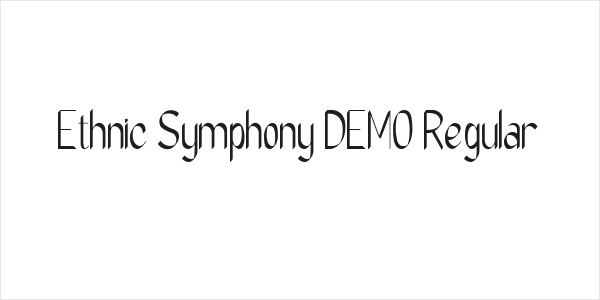 Ethnic Symphony DEMO Regular Logo