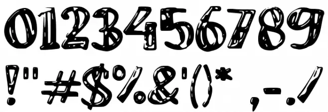 Ethnic Wind Font OTHER CHARS