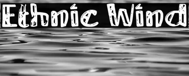 Ethnic Wind Font examples