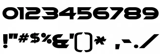 Ethnocentric Font OTHER CHARS