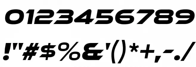 EthnocentricRg-Italic Font OTHER CHARS