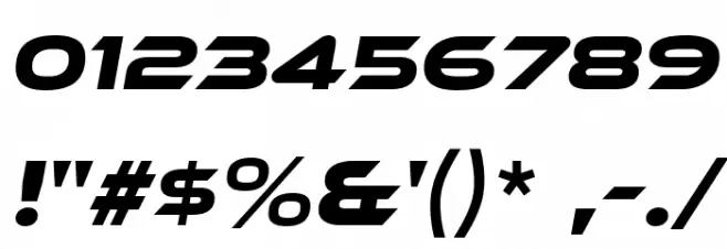 EthnocentricRg-Italic Font OTHER CHARS