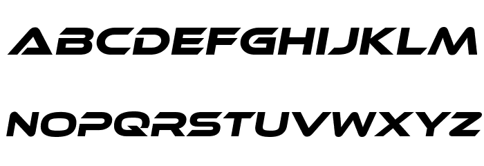 EthnocentricRg-Italic Font LOWERCASE