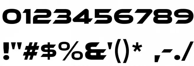 EthnocentricRg-Regular Font OTHER CHARS