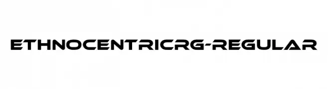 EthnocentricRg-Regular  Frei Schriftart Herunterladen