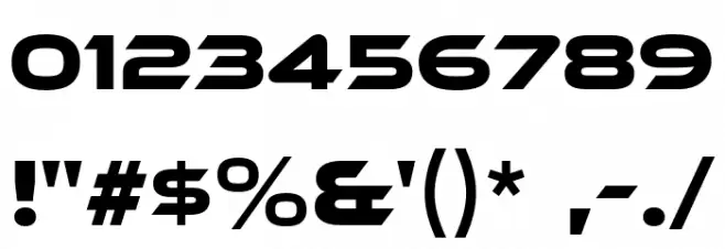 EthnocentricRg-Regular Font OTHER CHARS