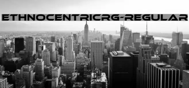 EthnocentricRg-Regular Font examples