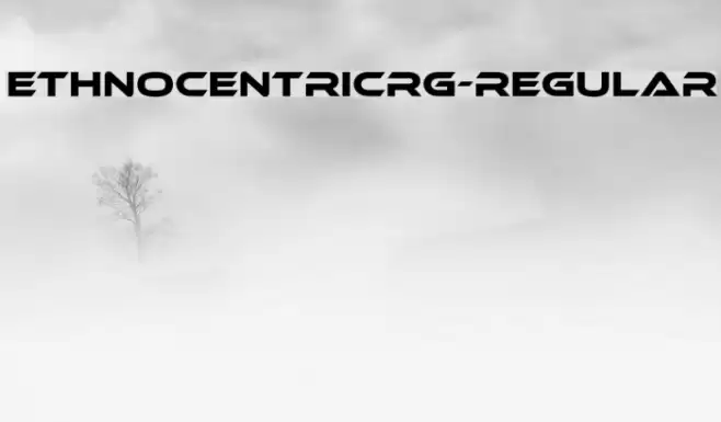 EthnocentricRg-Regular Font examples