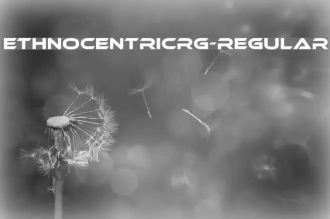 EthnocentricRg-Regular Font examples