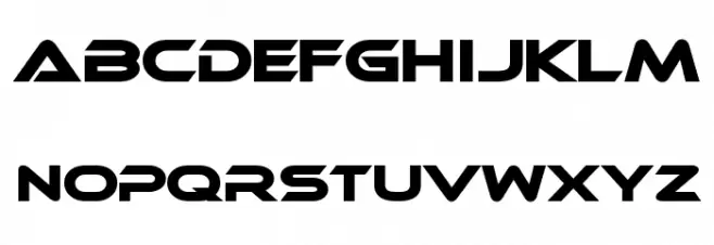 Ethnocentric Font LOWERCASE