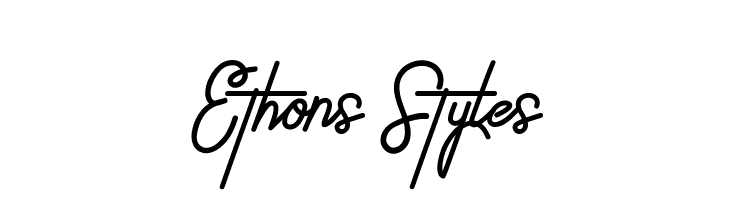 Ethons Styles  لخطوط تنزيل