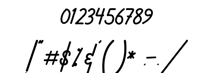 Ethons Styles Font OTHER CHARS