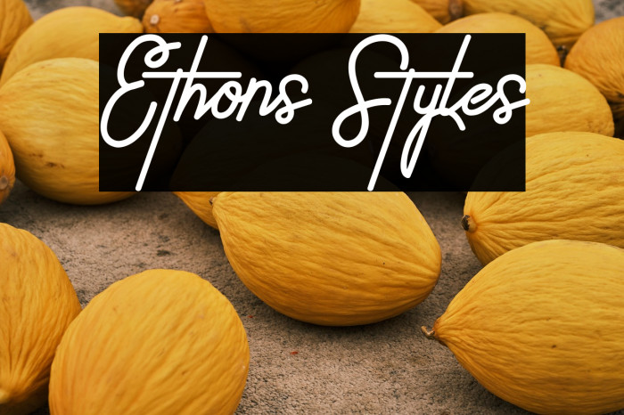 Ethons Styles Example 1