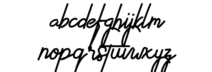 Ethons Styles Font LOWERCASE