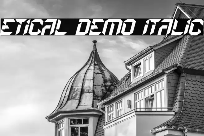 Etical Demo Italic Fuentes examples