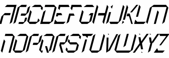 Etical Demo Light Italic Polices MAJUSCULES