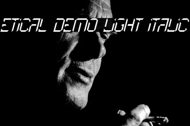 Etical Demo Light Italic Example 2
