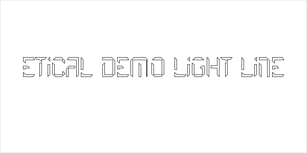 Etical Demo Light Line Logo