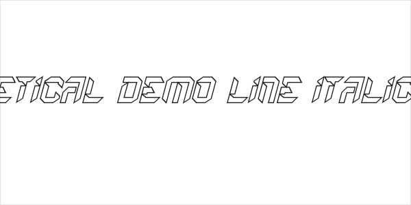 Etical Demo Line Italic Logo