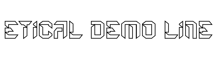 Etical Demo Line  Descarca Fonturi Gratis
