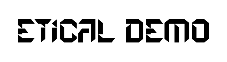 Etical Demo  font caratteri gratis