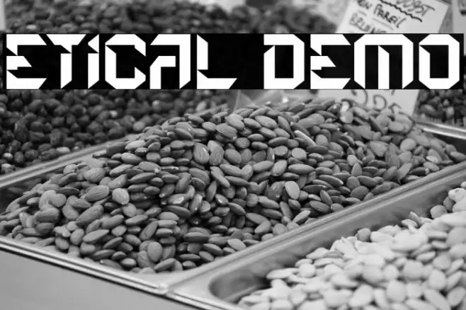 Etical Demo 字体 examples