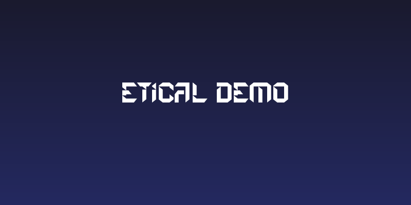 Etical Demo Social Header