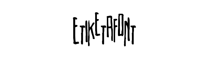 Etiketafont  免费字体下载